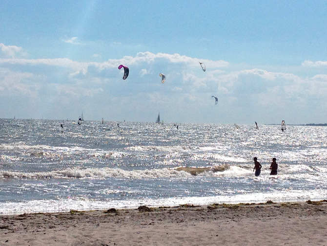 Ferienwohnung in Gro&szlig;enbrode - Am Kai 17 - Au&szlig;en - S&uuml;dstrand Kiten