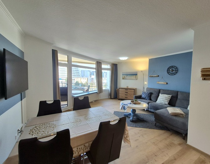 Ferienwohnung in Gr&ouml;mitz - Gr&ouml;mitz-Center - Wohnraum mit Essplatz