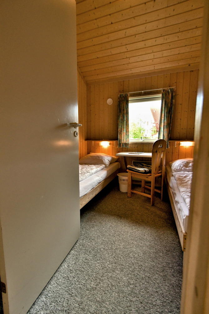 Ferienhaus in Pelzerhaken - Am Waldrand Haus D - Schlafzimmer mit Einzelbetten