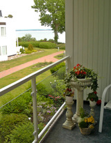 Ferienwohnung in Travemünde - Seetempel - Blick vom Balkon auf die Ostsee