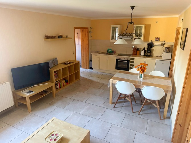 Ferienwohnung in Niederhagen - Sonne und Me(eh)r - Wohnbereich