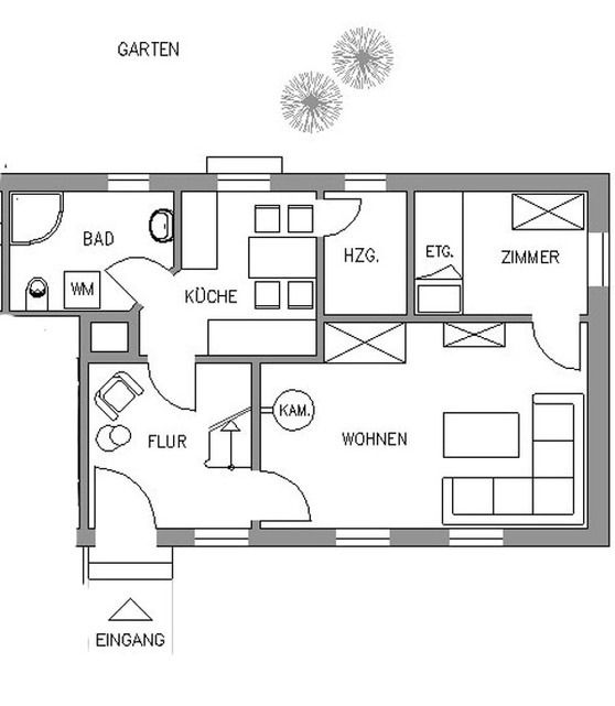 Ferienwohnung in Schönwalde - Reethaus Scheidekate - Bild 9