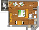Ferienwohnung in Neustadt - ancora Marina Haus 2 Nr. 01, Typ 1 - Bild 7 Ferienwohnung in Neustadt - ancora Marina Haus 2 Nr. 01, Typ 1 - Bild 7
