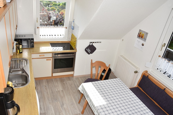 Ferienwohnung in Heiligenhafen - Jan&szlig;en - K&uuml;che mit Essplatz