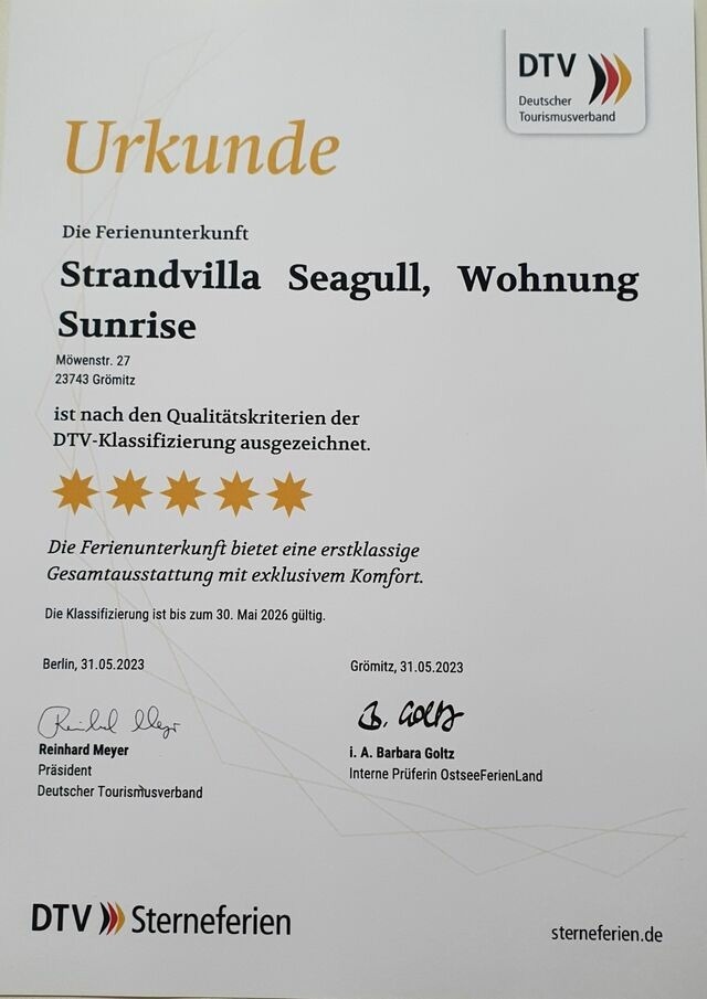 Ferienwohnung in Gr&ouml;mitz - "Strandvilla Seagull - Whg. Sunrise" - Bild 4
