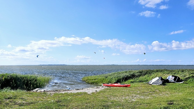 Ferienwohnung in Nisdorf - Am Bodden - Baden in Nisdorf