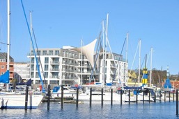 Apartment 16 "Seetaucher", Blickrichtung Strand/Offenes Meer