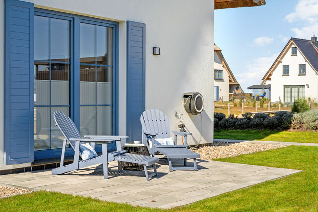 Ferienhaus in Dranske - Rügenzauber Reetdachhaus mit Sauna u. Kamin | Strandnähe | Garten - Bild 12