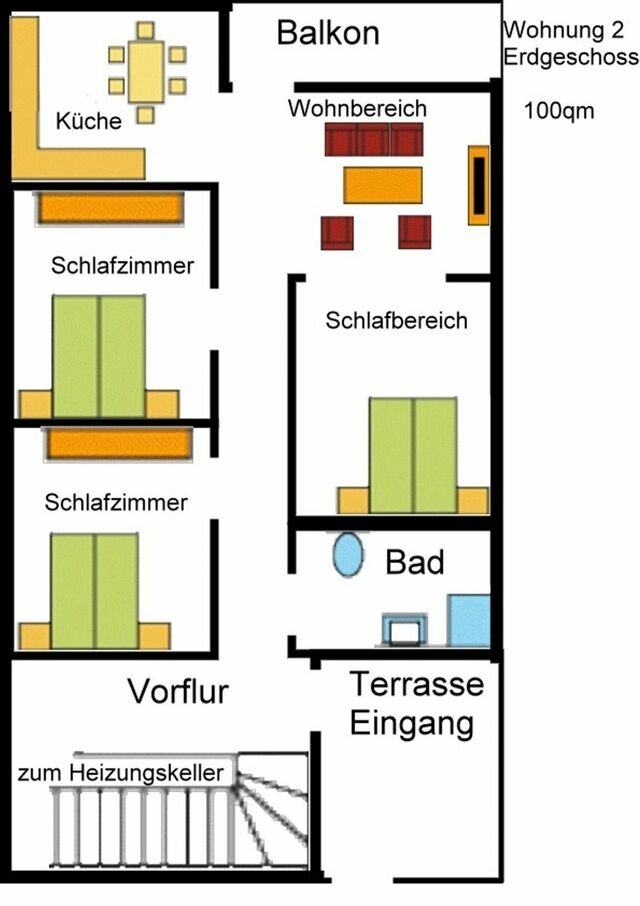 Ferienwohnung in Sellin - Große Ferienwohnung Wa2 -100qm - im Erdgeschoss der Villa Walhall in einem parkähnlichen Garten - Bild 21