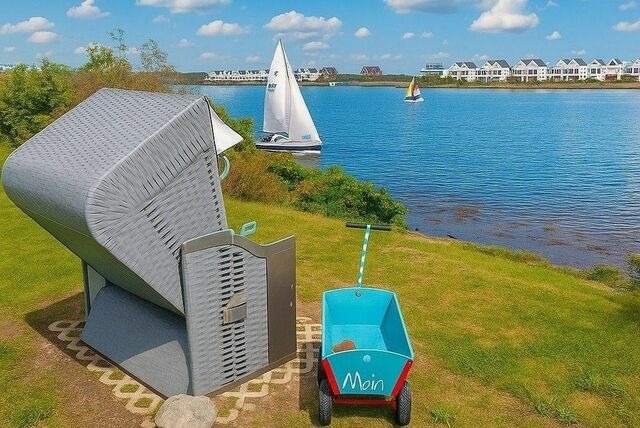 Ferienhaus in Olpenitz - Ferienhaus Lieblingsplatz by Seeblick Ferien ORO, direkte Wasserlage,Sauna - Bild 14