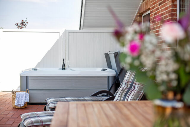 Ferienhaus in Fehmarn - Wellness- Doppelhaush&auml;lfte "Meer" eingez&auml;unt 1.30m - Bild 4