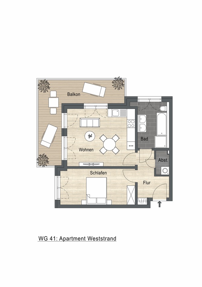 Ferienwohnung in Kühlungsborn - Ferienwohnung Weststrand - Riviera Kühlungsborn - Bild 12