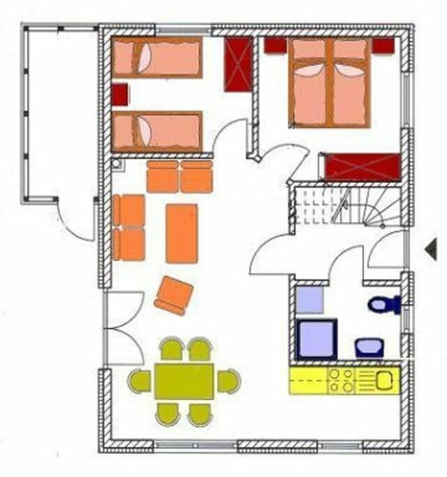 Ferienhaus in Gl&uuml;cksburg - Ferienhaus Seeadler 32 - Bild 14