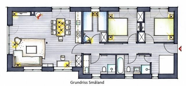 Ferienwohnung in Kronsgaard - Ferienwohnung Sm&aring;land - Bild 4