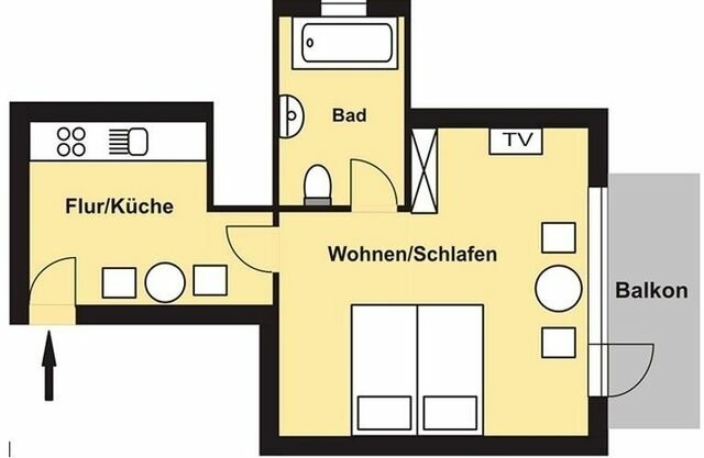 Ferienwohnung in Timmendorfer Strand - Haus Eva Mar am Meer Appartement 4 - Bild 23