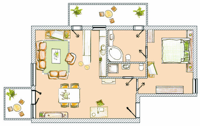 Ferienwohnung in Seebad Heringsdorf - (Brise) Villa Marfa App. 11 - Bild 22