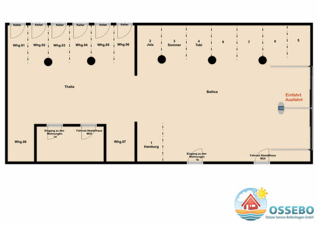 Ferienwohnung in Boltenhagen - Haus Thalia Wohnung 7 - Bild 16