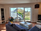 Ferienwohnung in Koserow - Ferienwohnung Lena - Wohnzimmer Terrasse